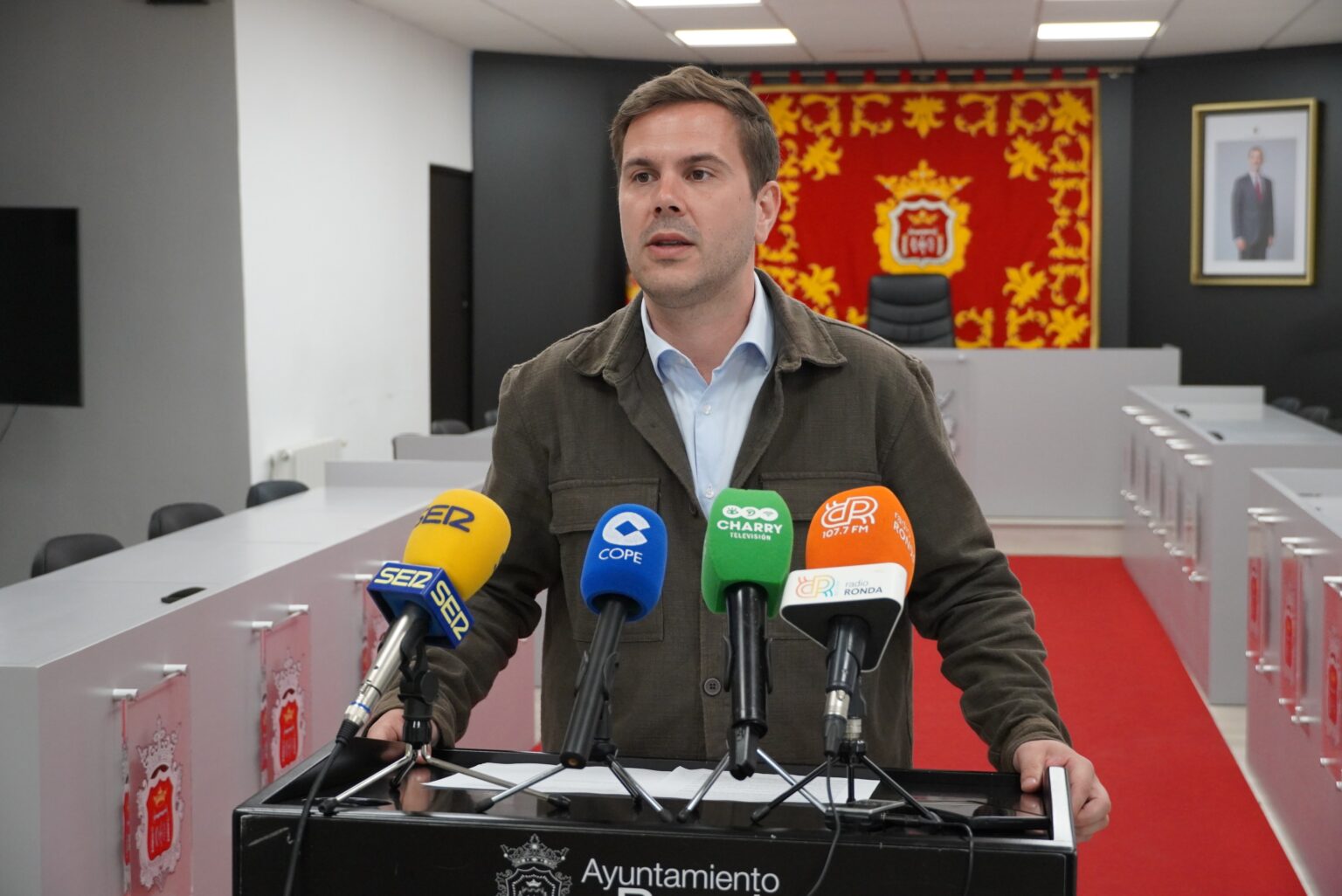 Ángel Martínez en rueda de prensa