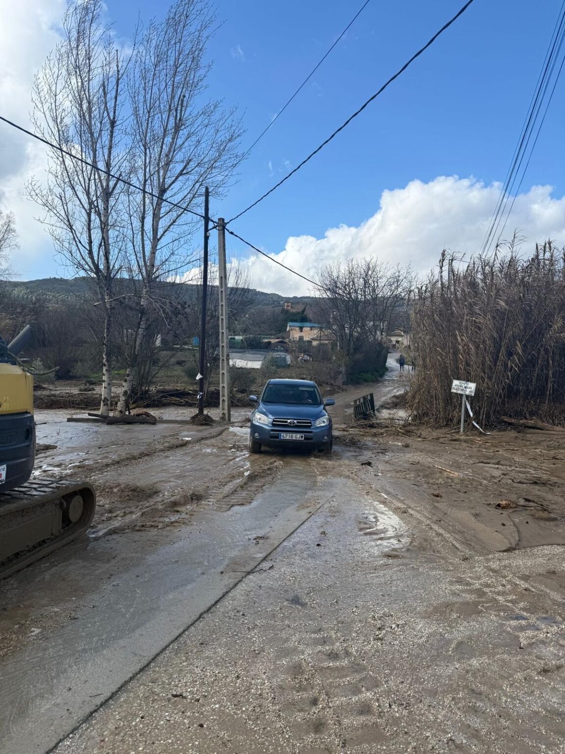 Imagen de archivo de las consecuencias del tren de borrascas