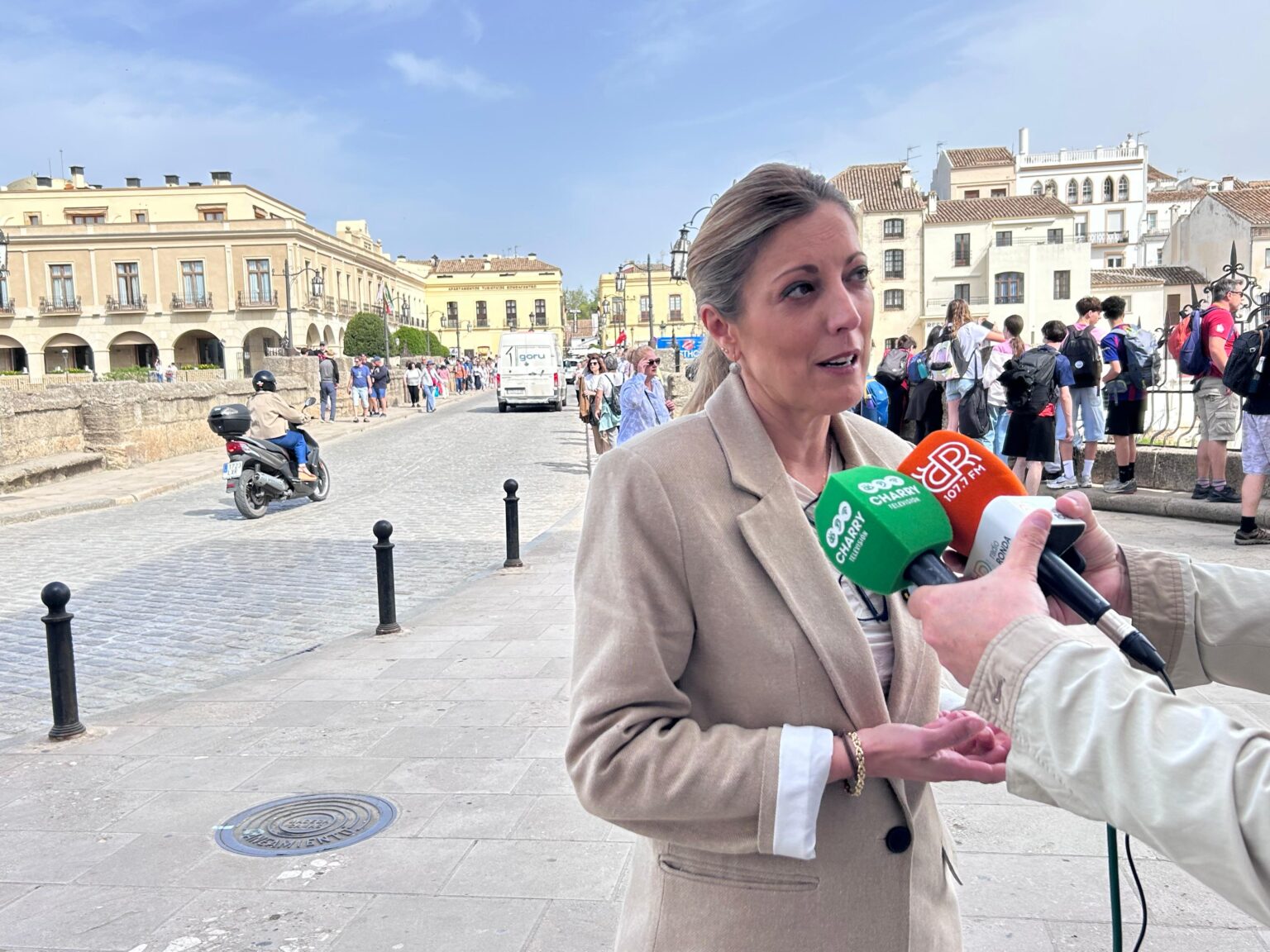 María del Carmen Martínez en rueda de prensa