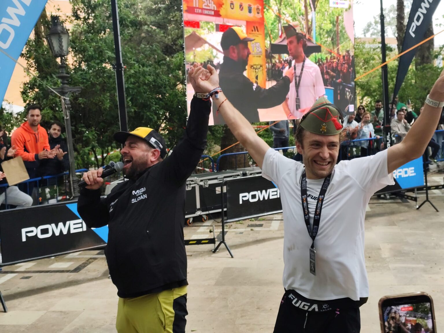 José Ángel Fernández ‘Canales’, tras ganar la prueba