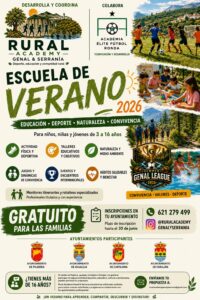 Cartel Escuela de Verano 2026