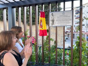 Inauguración de la placa 