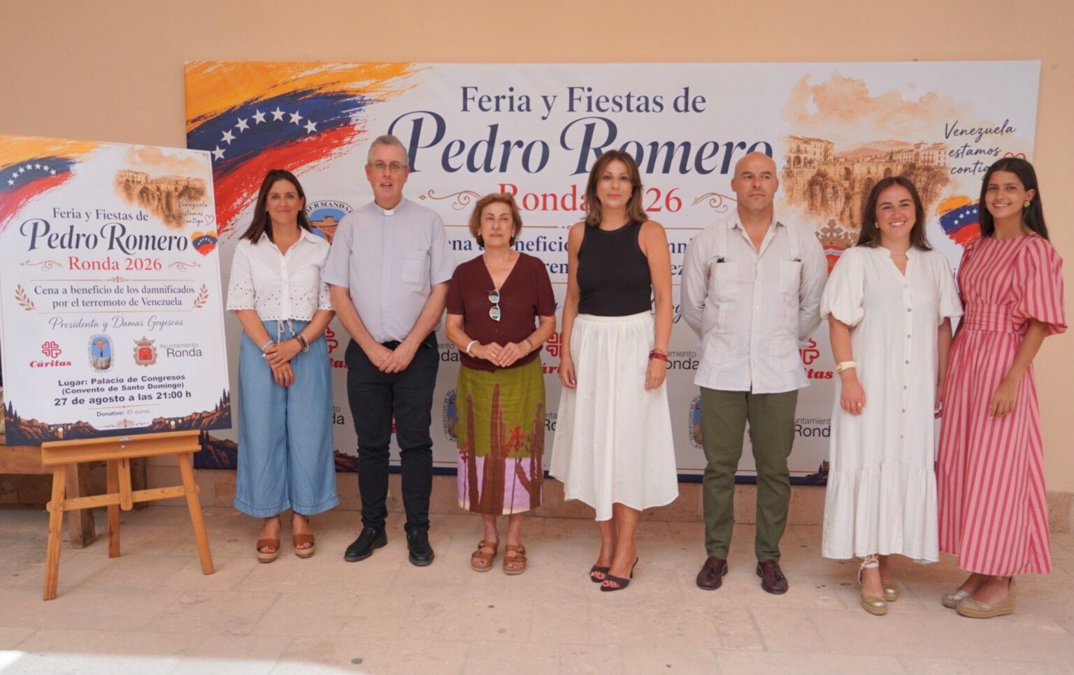 Presentación Cena Benéfica para los damnificados de los terremotos vividos en Venezuela