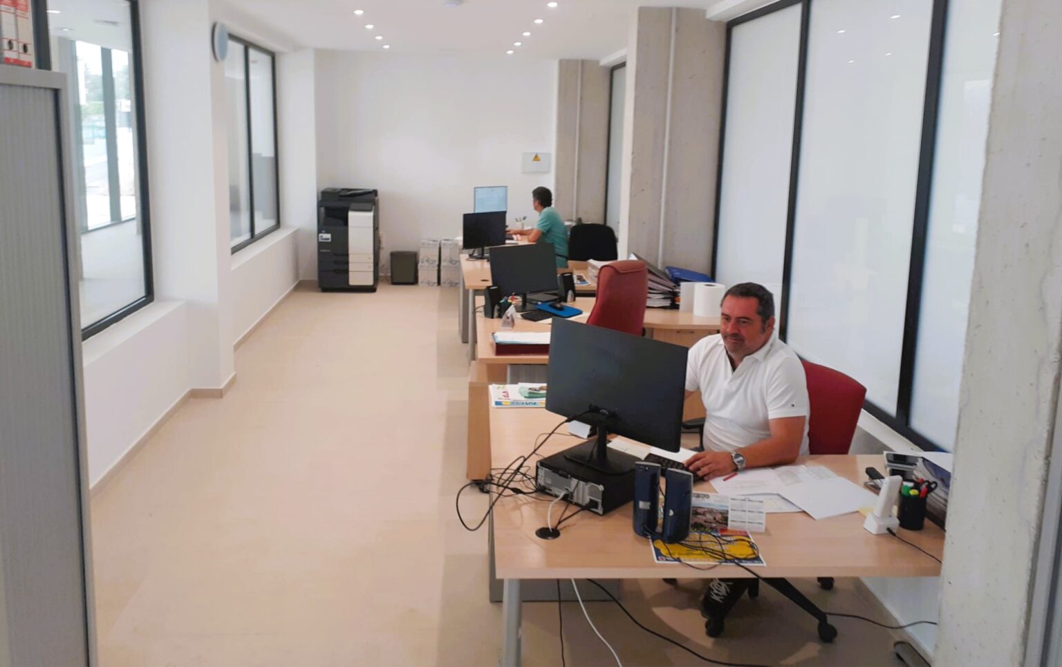 Nuevas oficinas de Deportes.