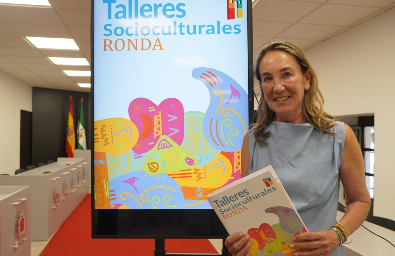 Alicia López en rueda de prensa