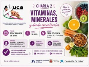 Ayuca charla Vitaminas y minerales