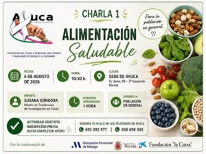 Ayuca charla sobre alimentación saludable