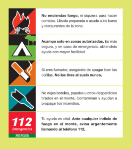 Medidas de prevención de incendios- INFOCA