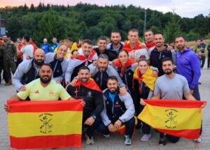 Unos 600 legionarios rondeños vivieron la final del Mundial en su despliegue en Lest (Eslovaquia).