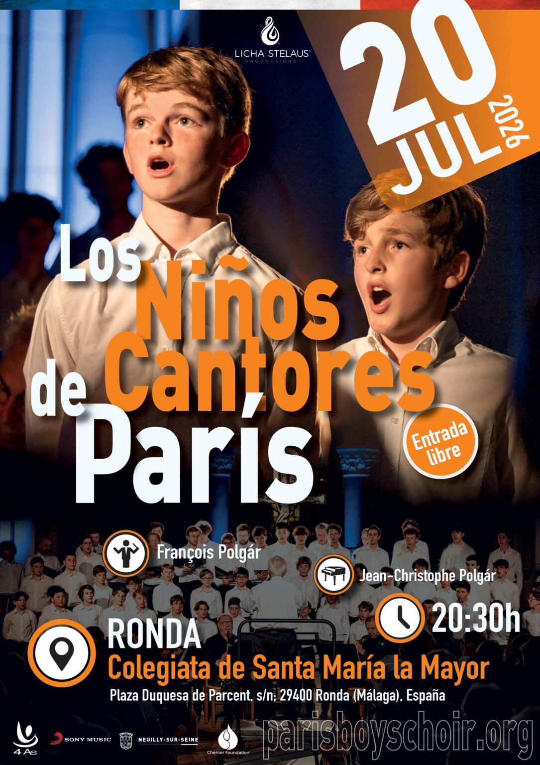 Cartel Niños Cantores de París