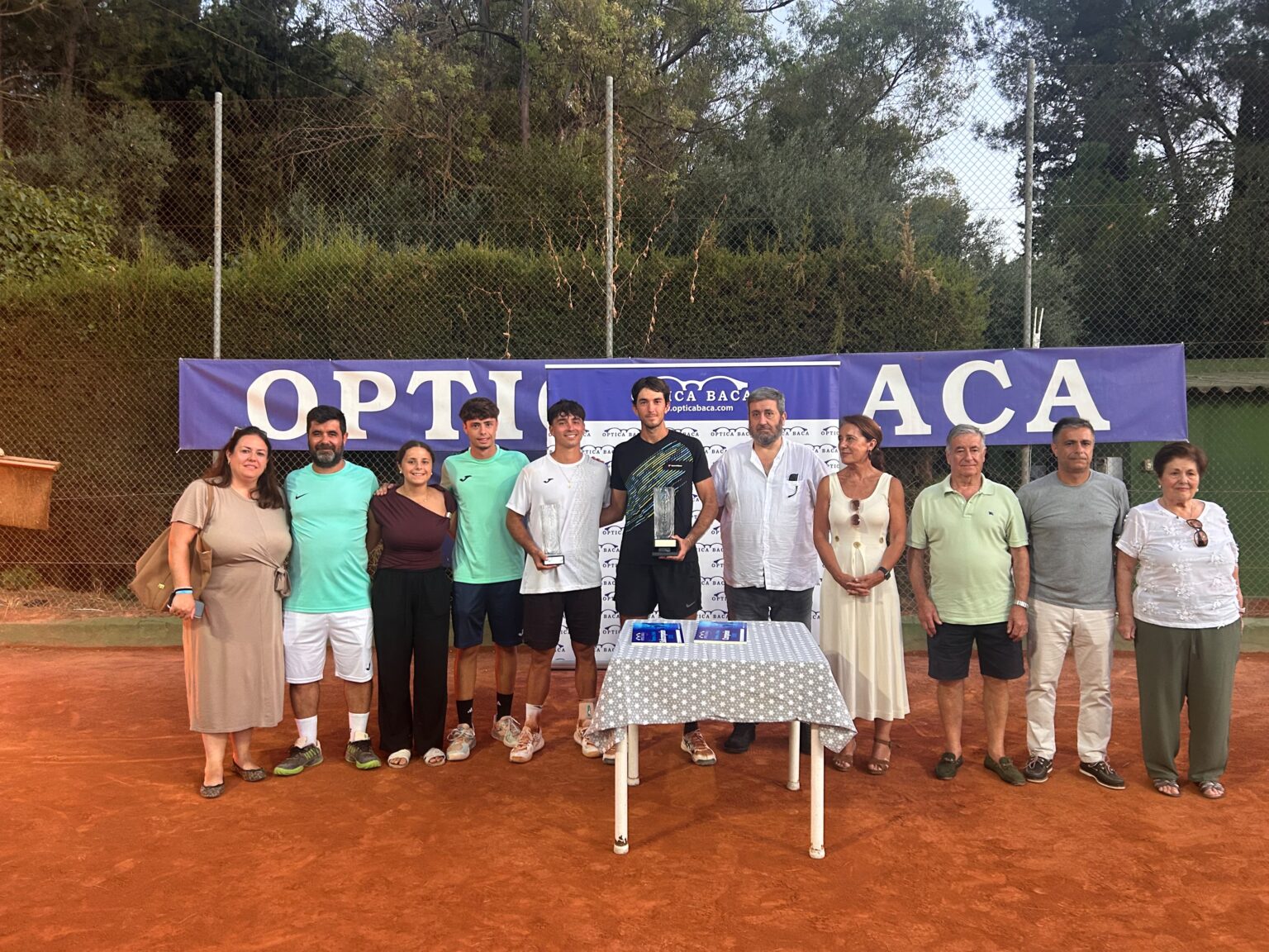 Final del Torneo de Tenis Óptica Baca