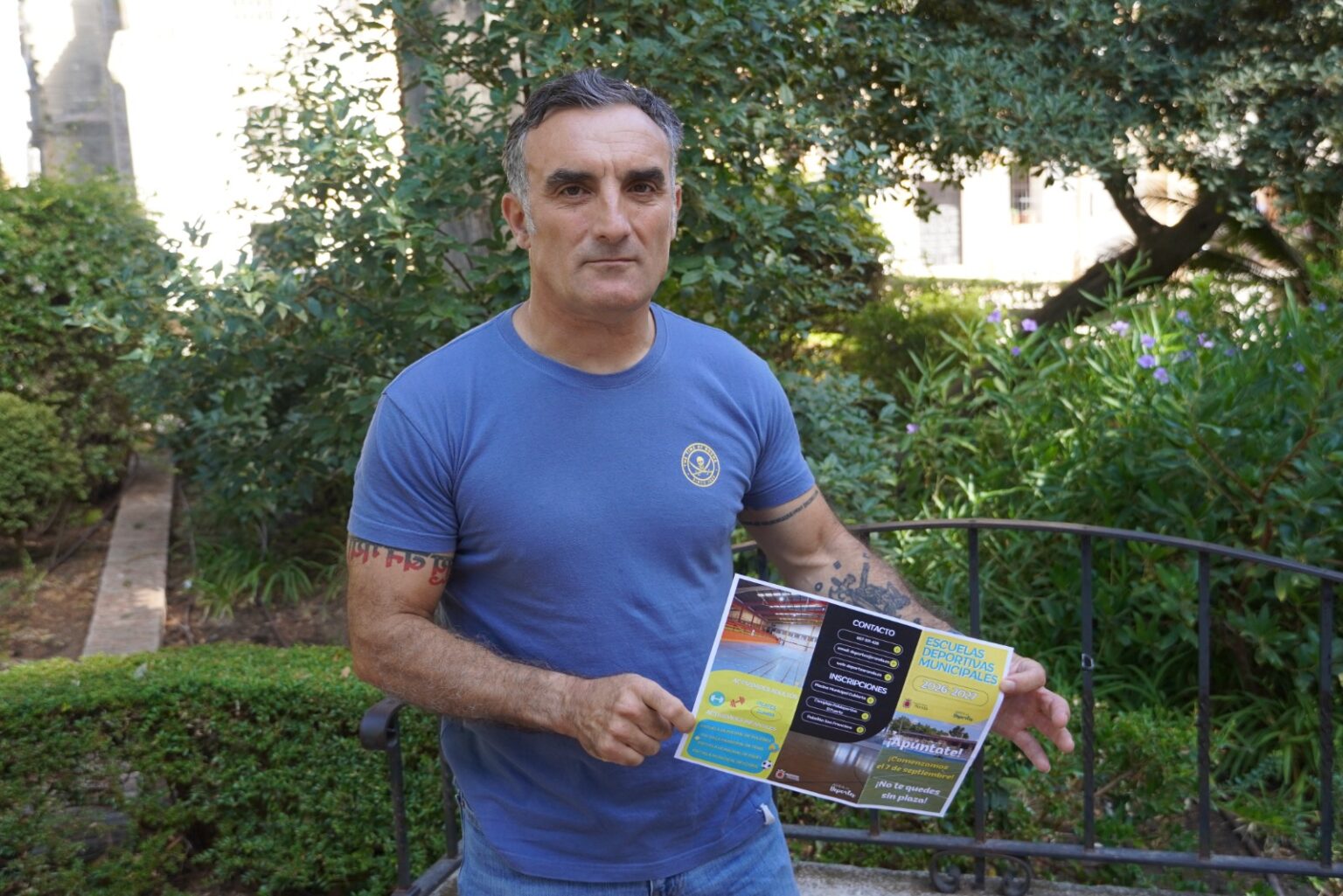 El concejal de Deportes, Bernardo Crespo.