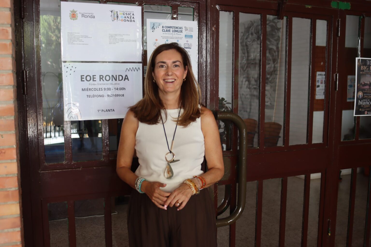 La delegada municipal de Educación, Cristina Durán
