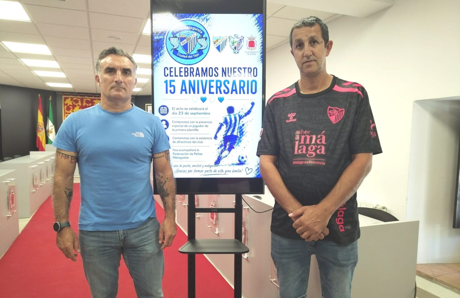 Nardi Crespo y Pedro Corona.