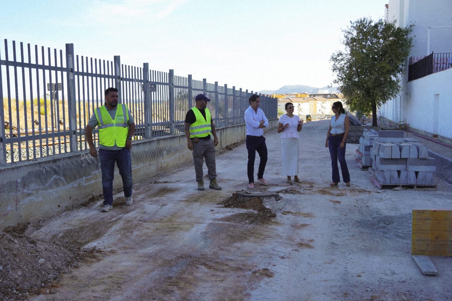 Las obras se encuentran al 30% de su ejecución