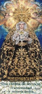 Javier Aguilar - Cartel conmemorativo de la apertura del año de la Coronación Canónica de María Santísima de los Dolores de Brenes.