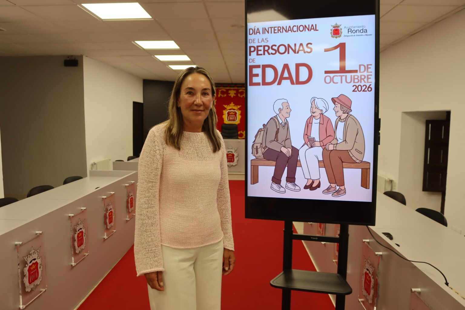 La delegada de Atención de Mayores, Alicia López