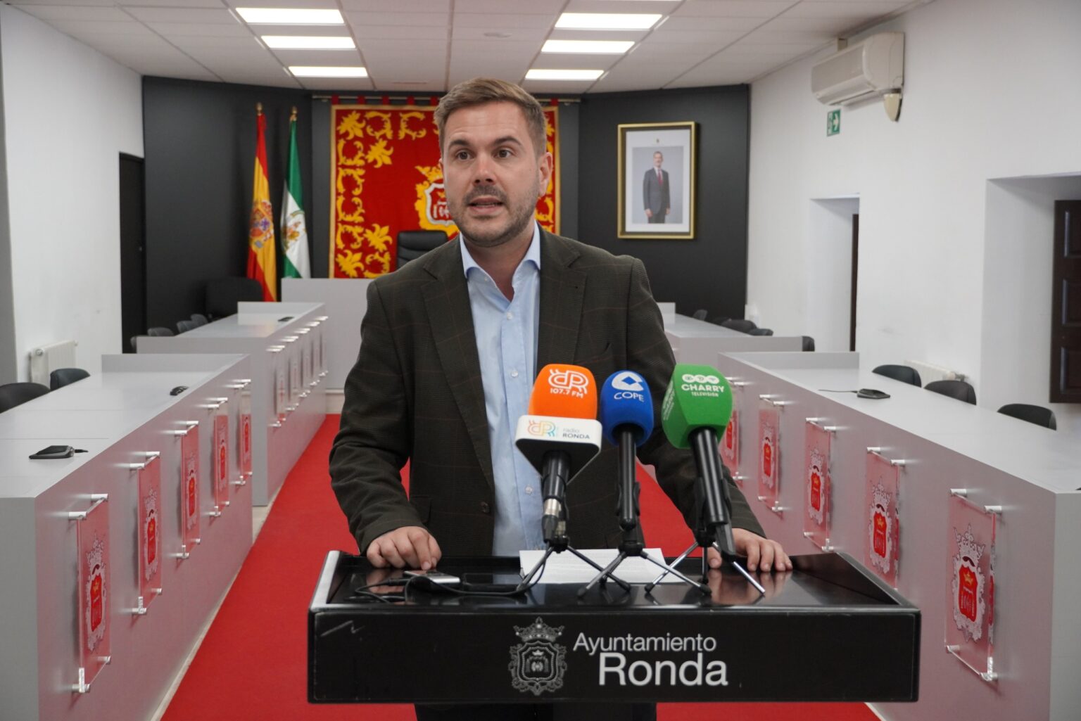 Ángel Martínez en rueda de prensa