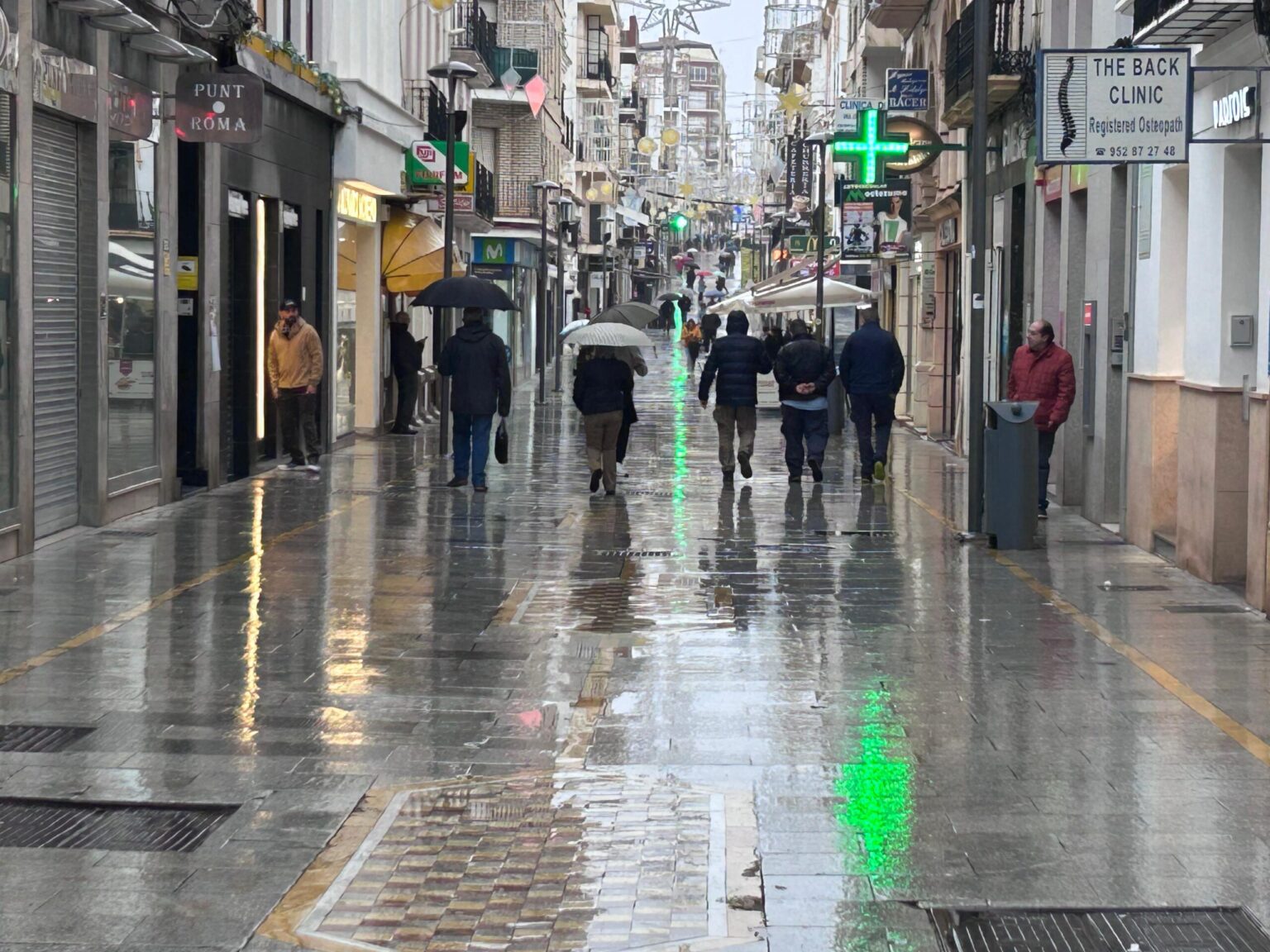 La previsión de precipitaciones en la ciudad se prolongará hasta el próximo domingo
