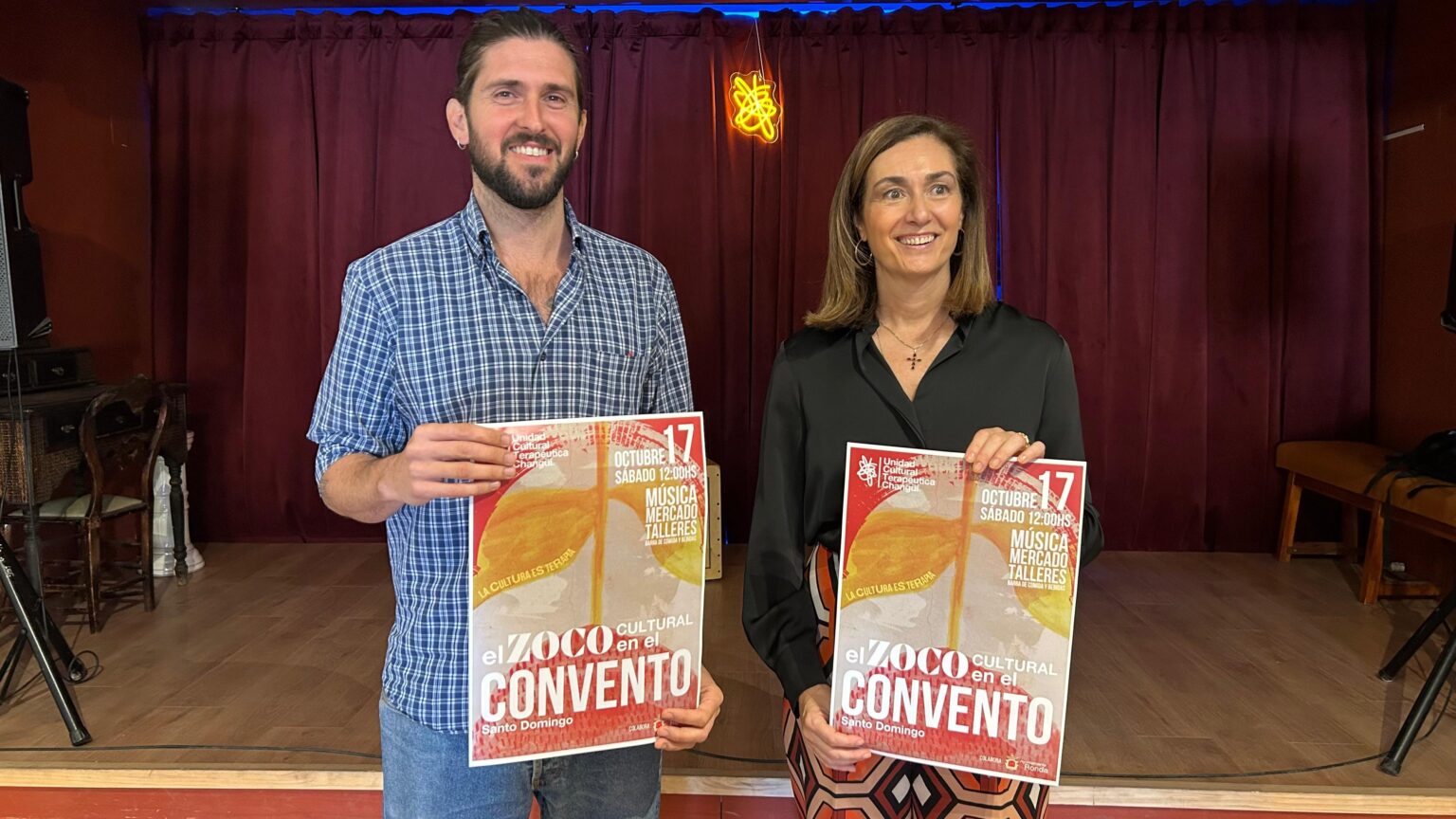 Durán y Salgueiro en la presentación de la iniciativa