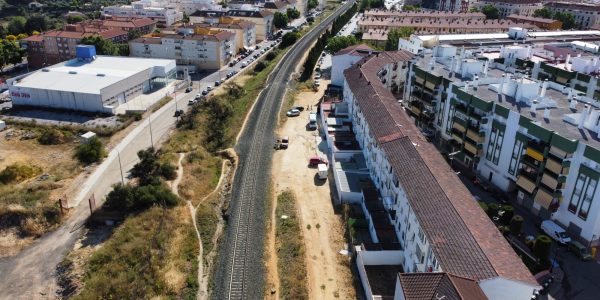 Estado actual de la zona donde se ubicará esta nueva calle