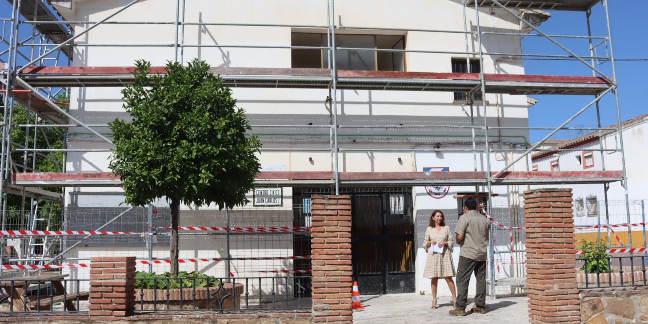Obras en el Centro Cívico Juan Carlos I