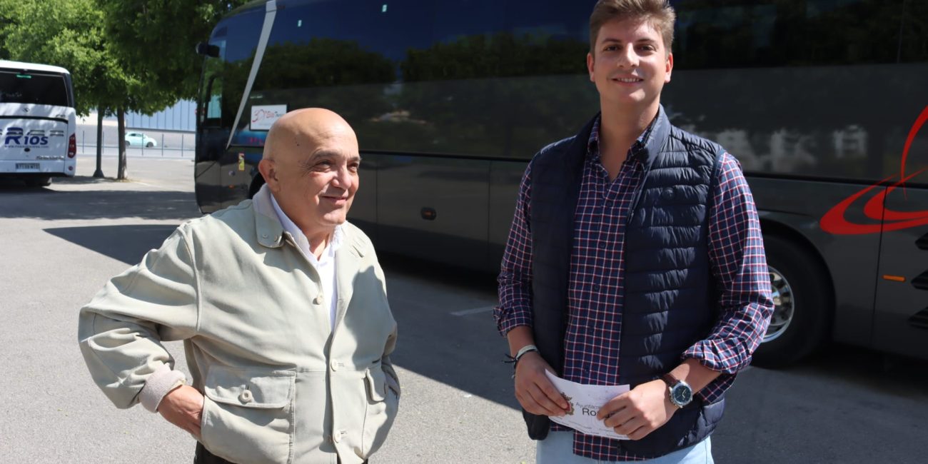 Jorge Fernández, junto al concejal Jesús Vázquez