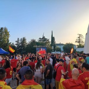 Celebración partido de España 2024