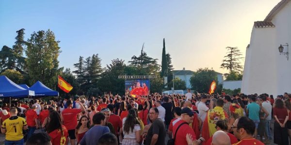 Celebración partido de España 2024
