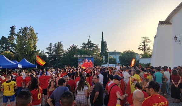 Celebración partido de España 2024