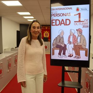 La delegada de Atención de Mayores, Alicia López