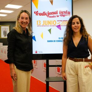 Alicia López y Rocío Gordillo en rueda de prensa
