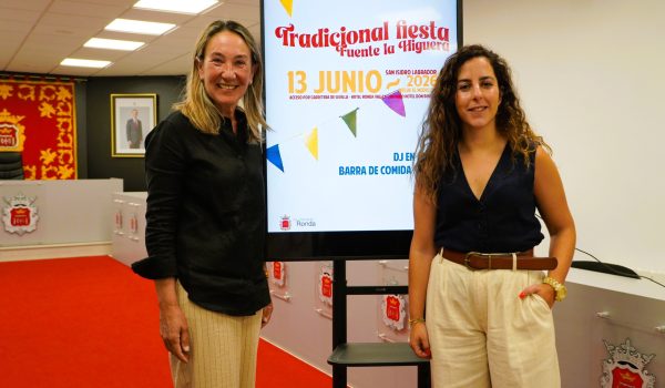 Alicia López y Rocío Gordillo en rueda de prensa