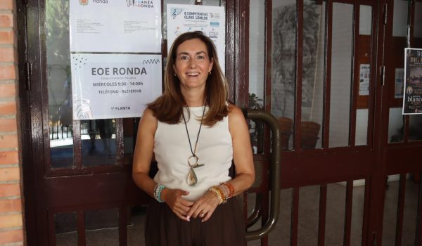 La delegada municipal de Educación, Cristina Durán