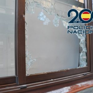 El sospechoso habría entrado al local a través de una ventana que había roto | Policía Nacional