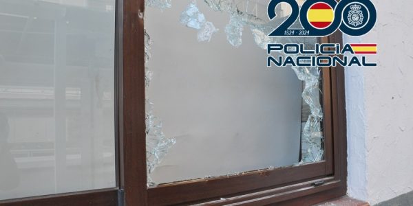 El sospechoso habría entrado al local a través de una ventana que había roto | Policía Nacional
