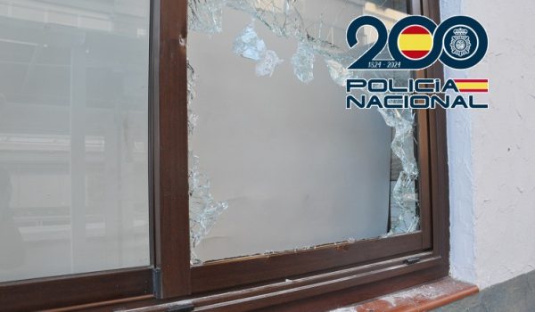 El sospechoso habría entrado al local a través de una ventana que había roto | Policía Nacional