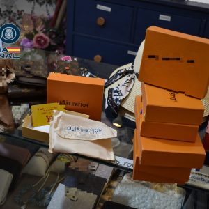 Imagen de los productos presuntamente falsificados