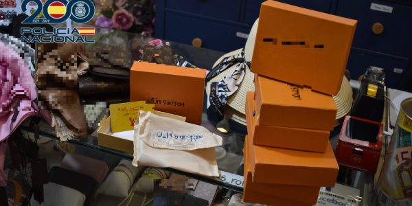 Imagen de los productos presuntamente falsificados