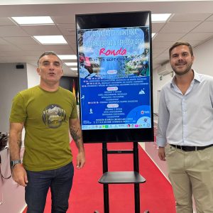 Crespo y Martínez en la presentación de las jornadas