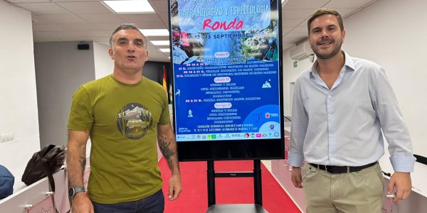 Crespo y Martínez en la presentación de las jornadas