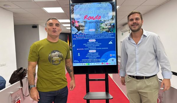 Crespo y Martínez en la presentación de las jornadas
