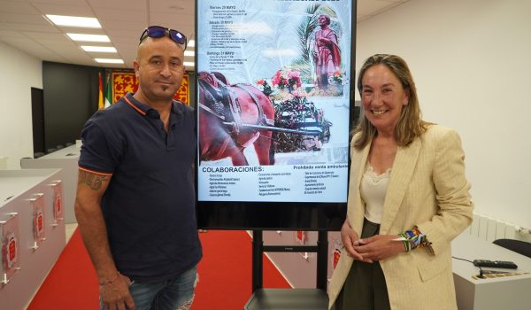 Antonio Jesús Moreno y Alicia López en rueda de prensa