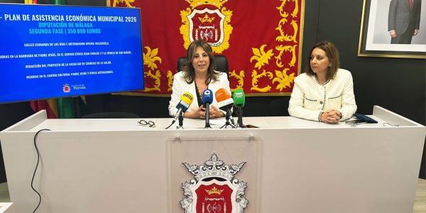 28042026 - La alcaldesa, Mari Paz Fernández, ha ofrecido esta mañana esta rueda de prensa.