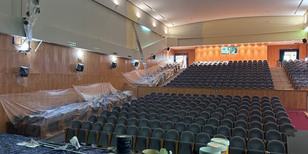 Reparación del Teatro Vicente Espinel