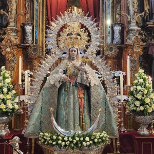 El acto tuvo lugar durante el puente de la Inmaculada e invitó al fiel a ir en busca de la imagen en peregrinación.