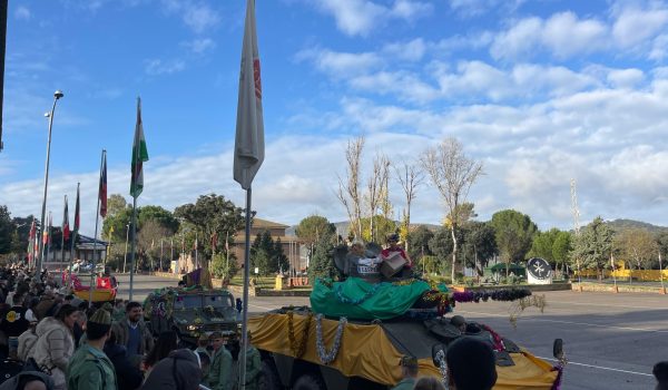 La lluvia no ha impedido el tradicional desfile.
