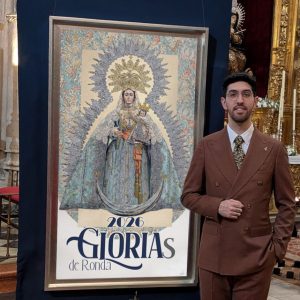 Martín ha realizado este año el cartel de Glorias de nuestra ciudad