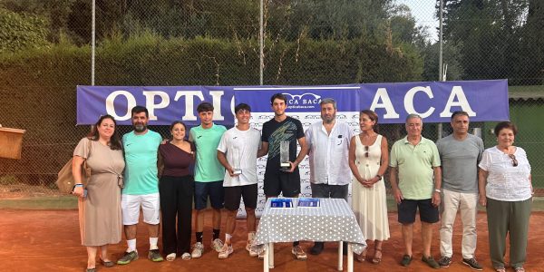 Final del Torneo de Tenis Óptica Baca