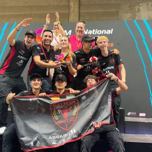 Los alumnos de Galmax GT, celebrando su tercer puesto